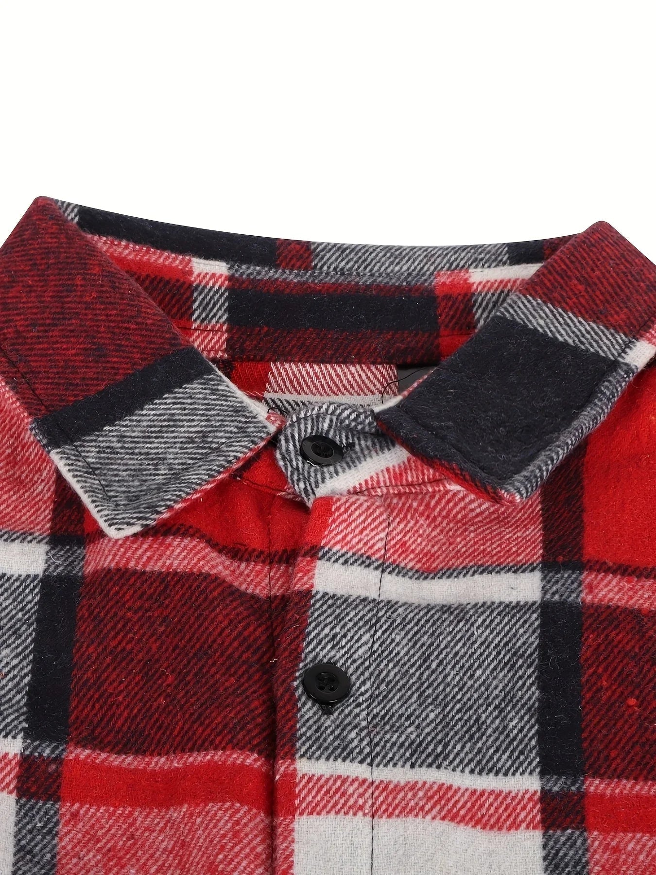 Herre skjorte | Ternet flannel skjorte med lange ærmer