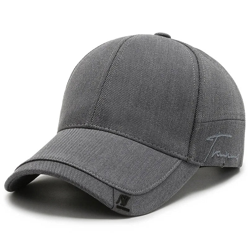 Casquette de baseball pour homme | Casquette en twill avec détail signature