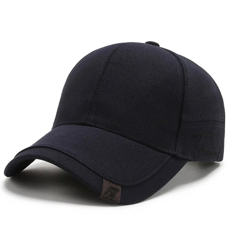 Casquette de baseball pour homme | Casquette en twill avec détail signature