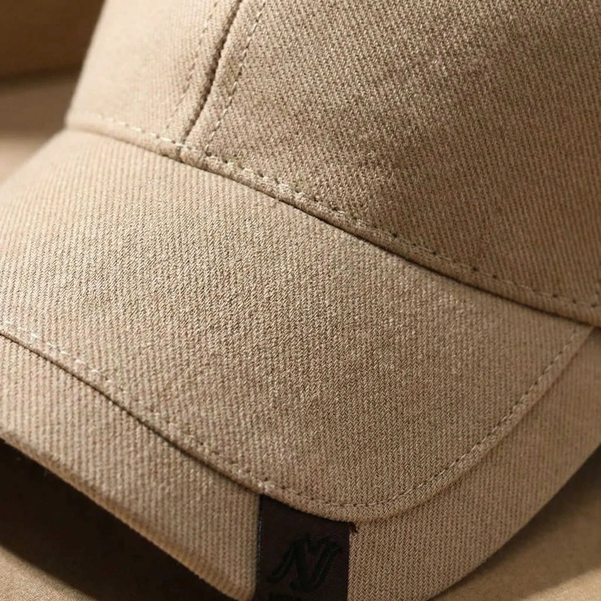 Casquette de baseball pour homme | Casquette en twill avec détail signature