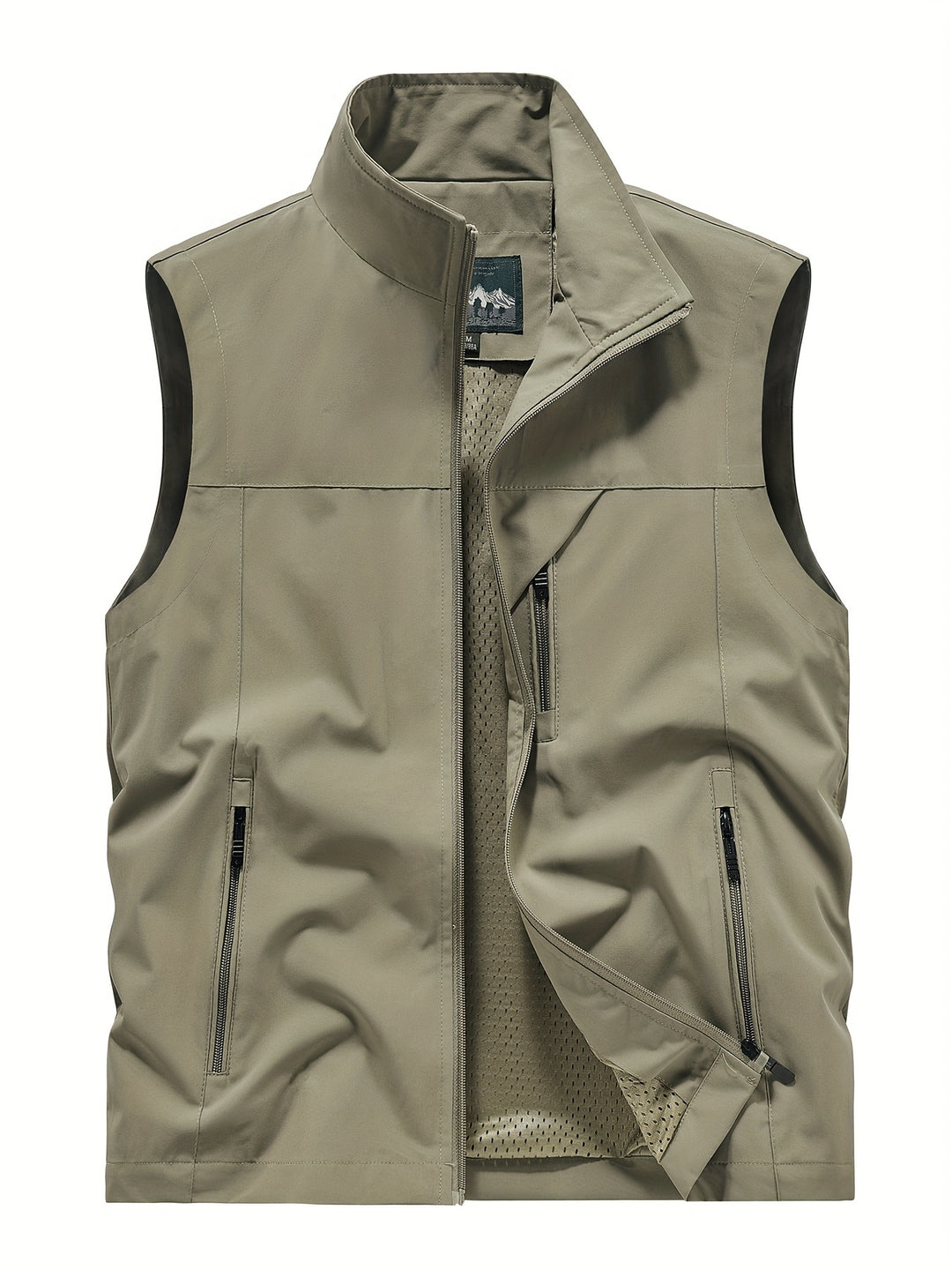 Gilet sans manches pour homme | Gilet d'extérieur léger et respirant