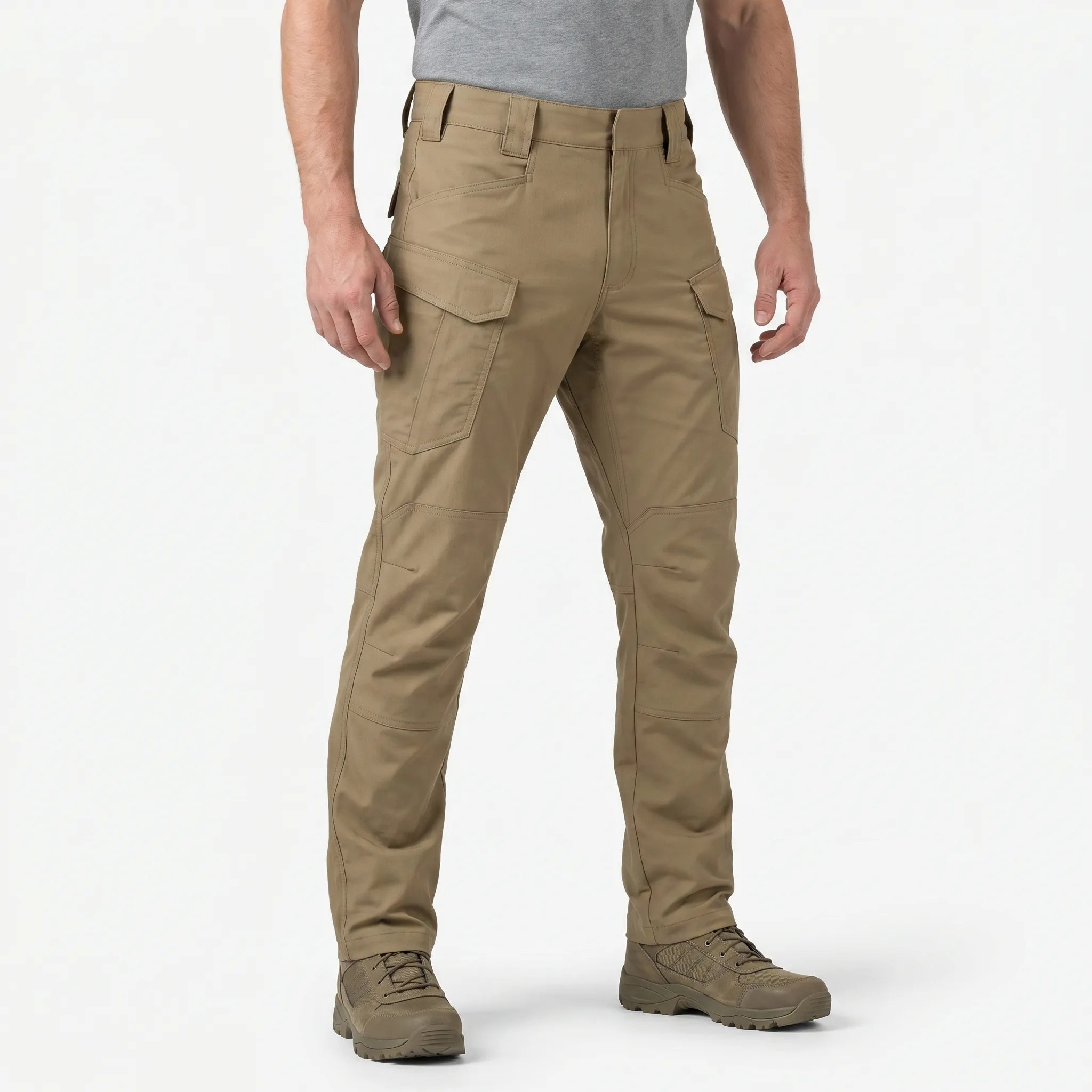 Cargo bukser herre | Outdoor bukser med lommer og robust pasform