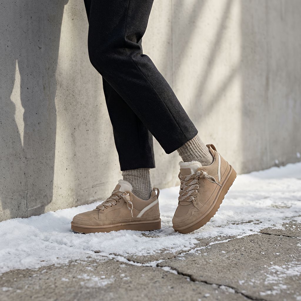 Dame Vinter Sneakers med Snørebånd