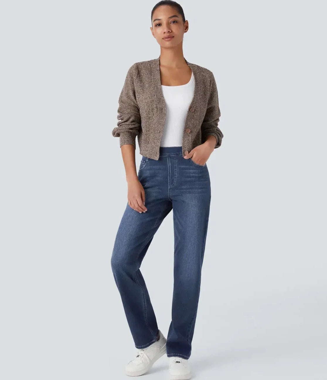 Pantalons pour femmes | Pantalons confortables en stretch à taille haute