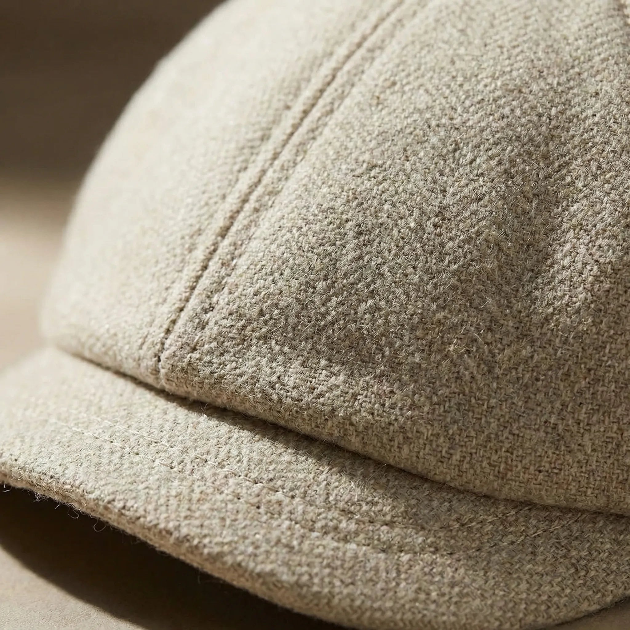 Flat cap til mænd | Newsboy kasket i bomuld