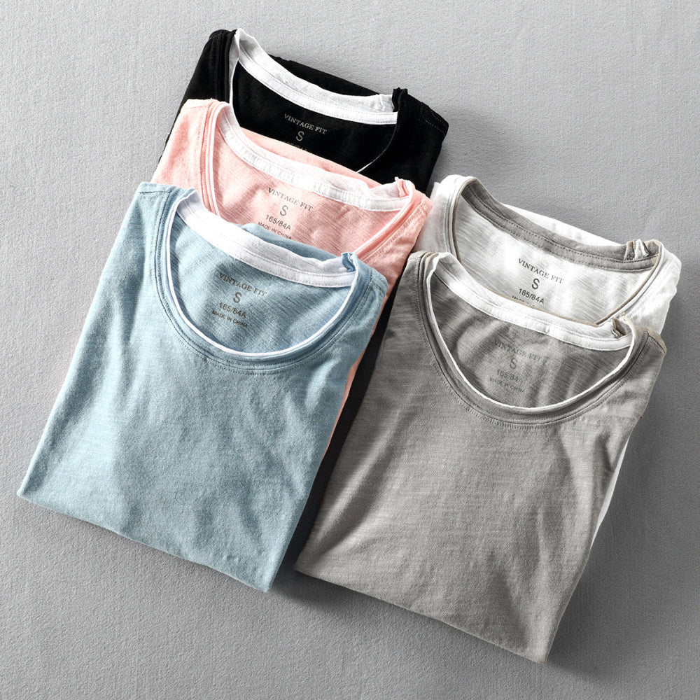Francesco™ | Basic T-shirt i økologisk bomuld