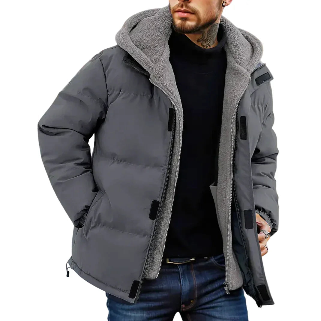 Herre vinterjakke | Puffer frakke vatteret til vinter
