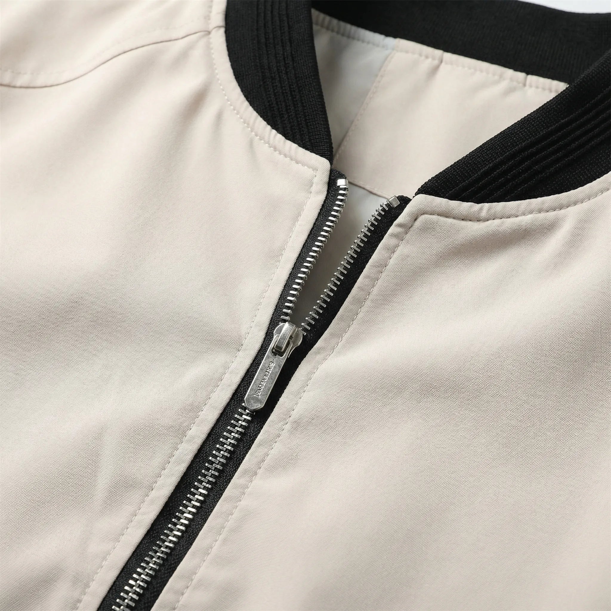 Herre bomberjakke | Let bomberjakke med ærmelomme og lynlås