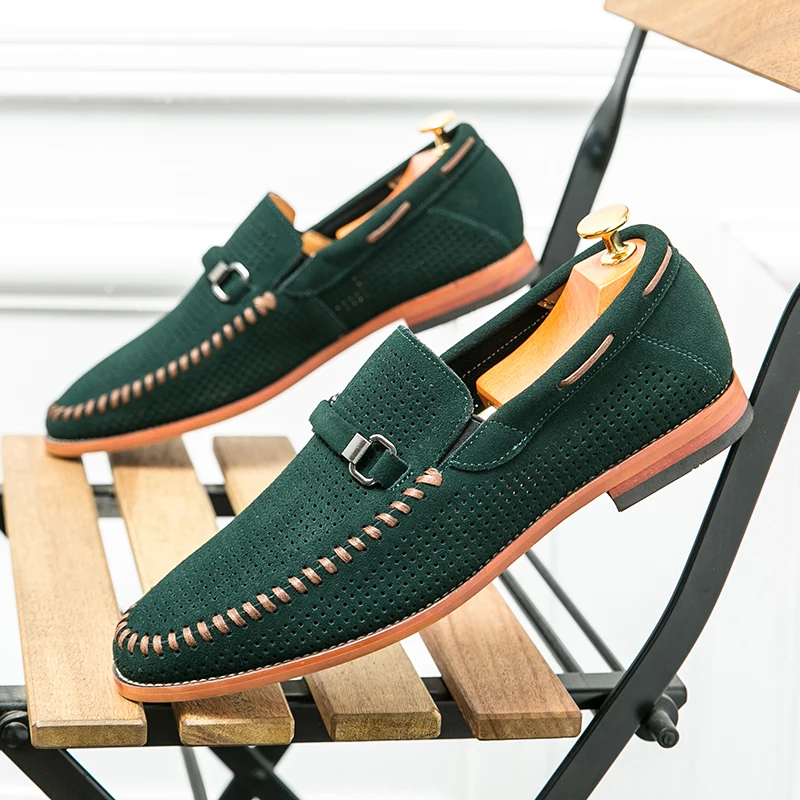 Mocassins pour homme | Mocassins élégants à enfiler avec perforations