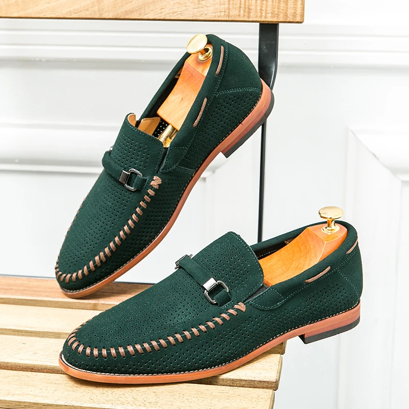 Mocassins pour homme | Mocassins élégants à enfiler avec perforations