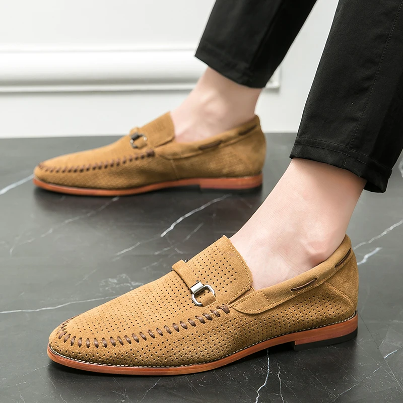 Mocassins pour homme | Mocassins élégants à enfiler avec perforations