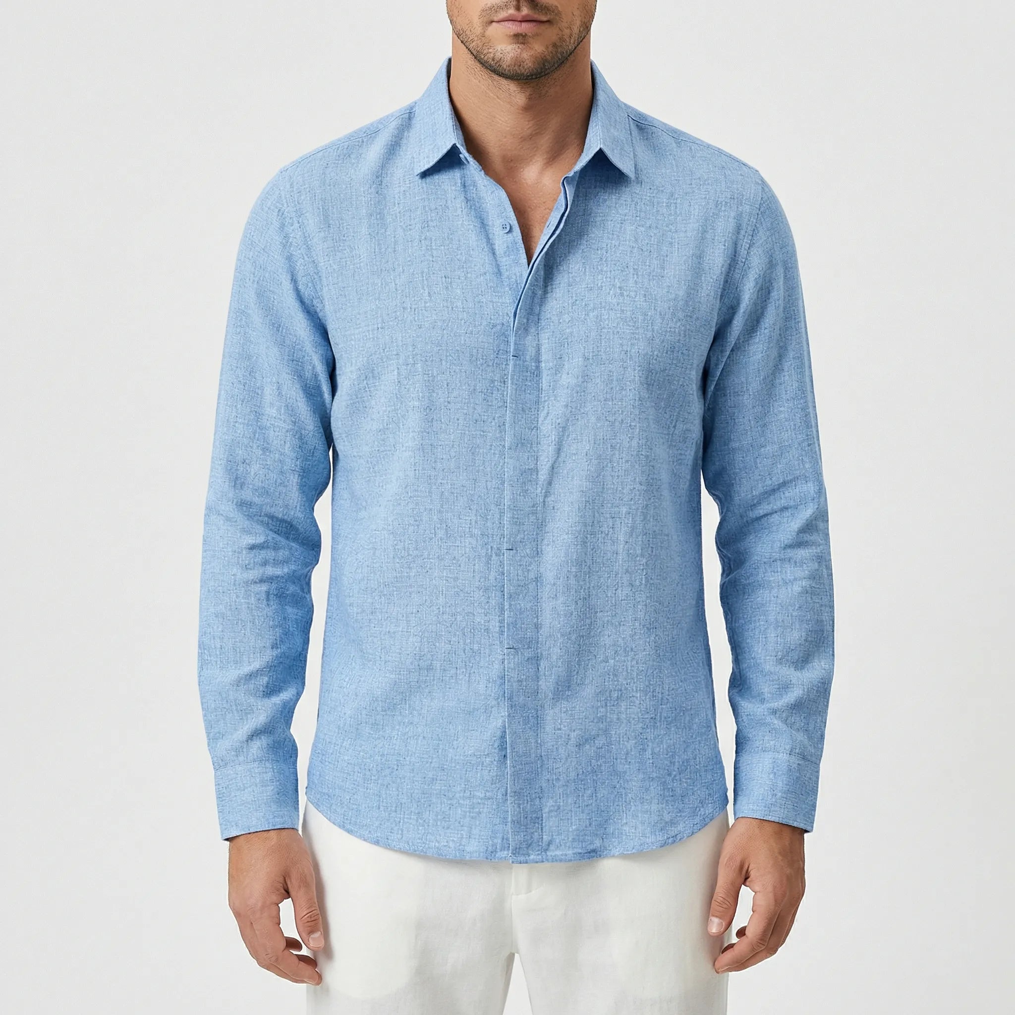 Hør skjorte herre | Let sommer skjorte