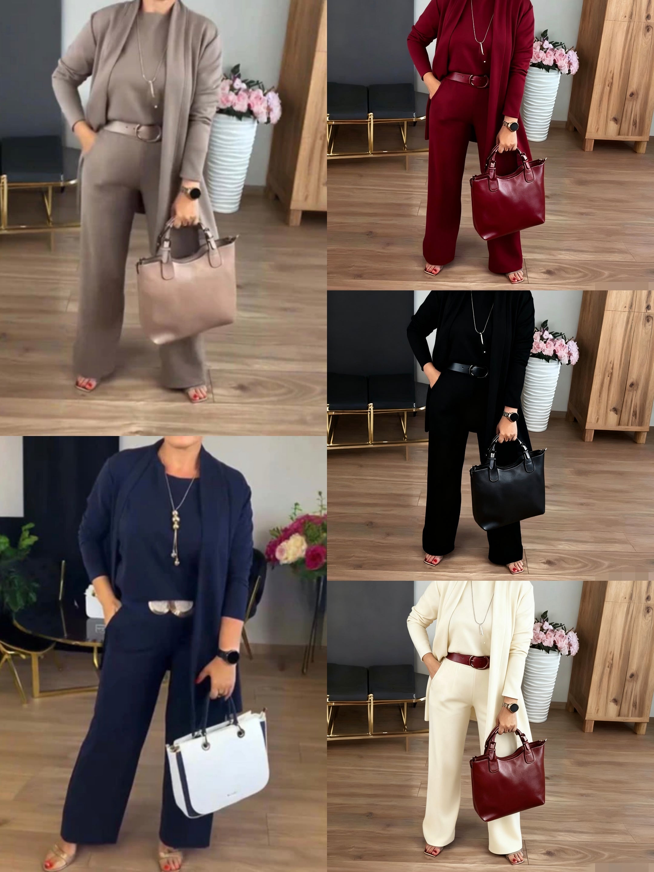 Elegant 3-delt sæt til kvinder