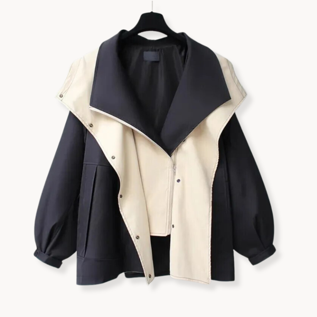 Jakke dame | Windbreaker overgangsjakke med hætte