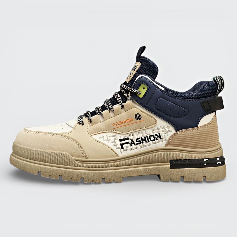 Urban høje herresneakers med solid sål og maksimal komfort