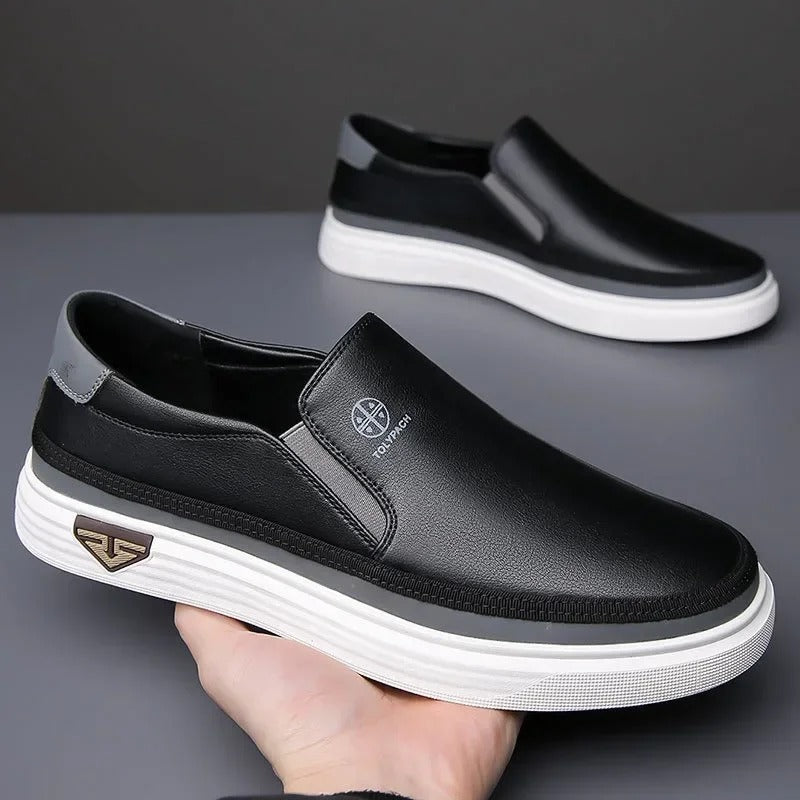 Mocassins à finition polie 