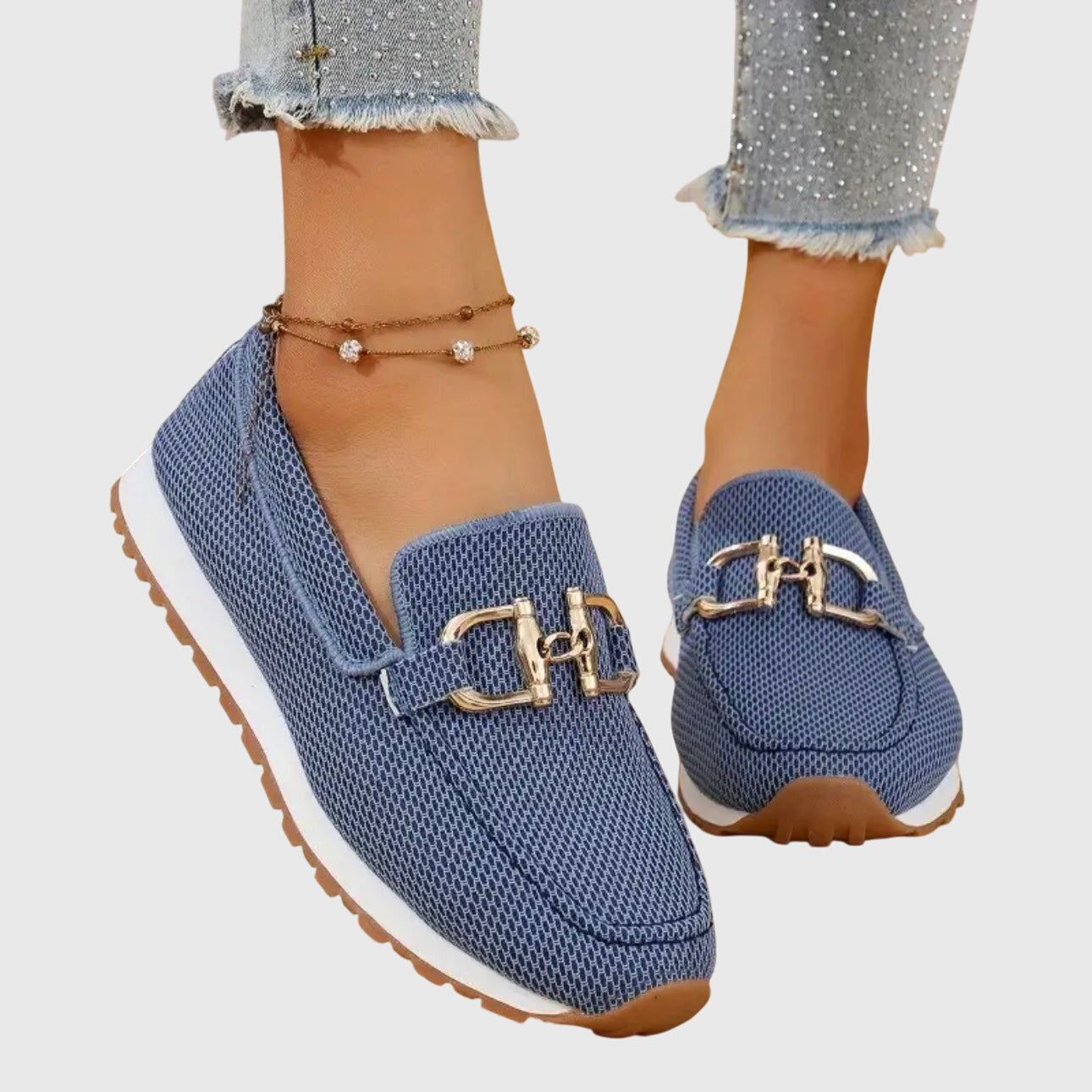 Loafers dame | Casual slip-on sko med sporty sål
