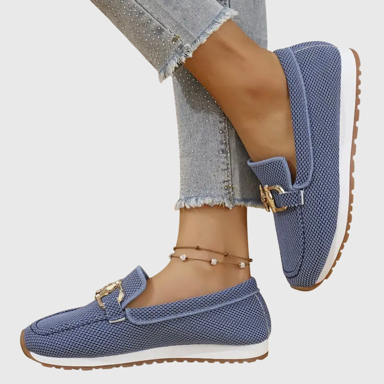 Loafers dame | Casual slip-on sko med sporty sål