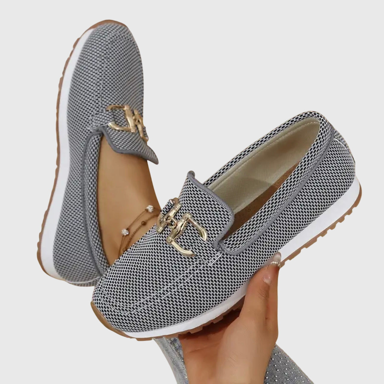 Loafers dame | Casual slip-on sko med sporty sål