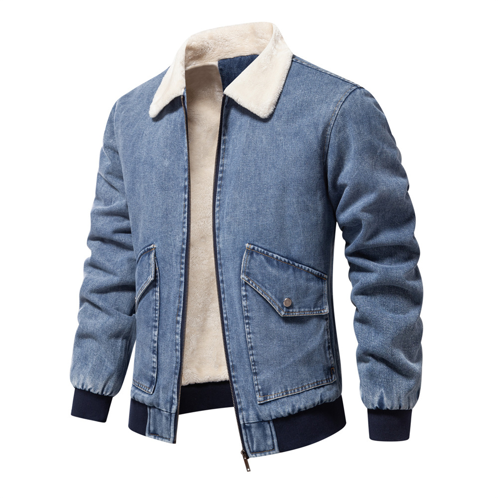 Karl | Jackson denim sherpa jakke