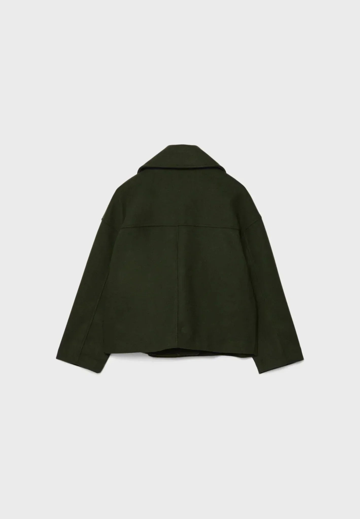 Veste mi-saison pour femme | Veste courte à double boutonnage et col