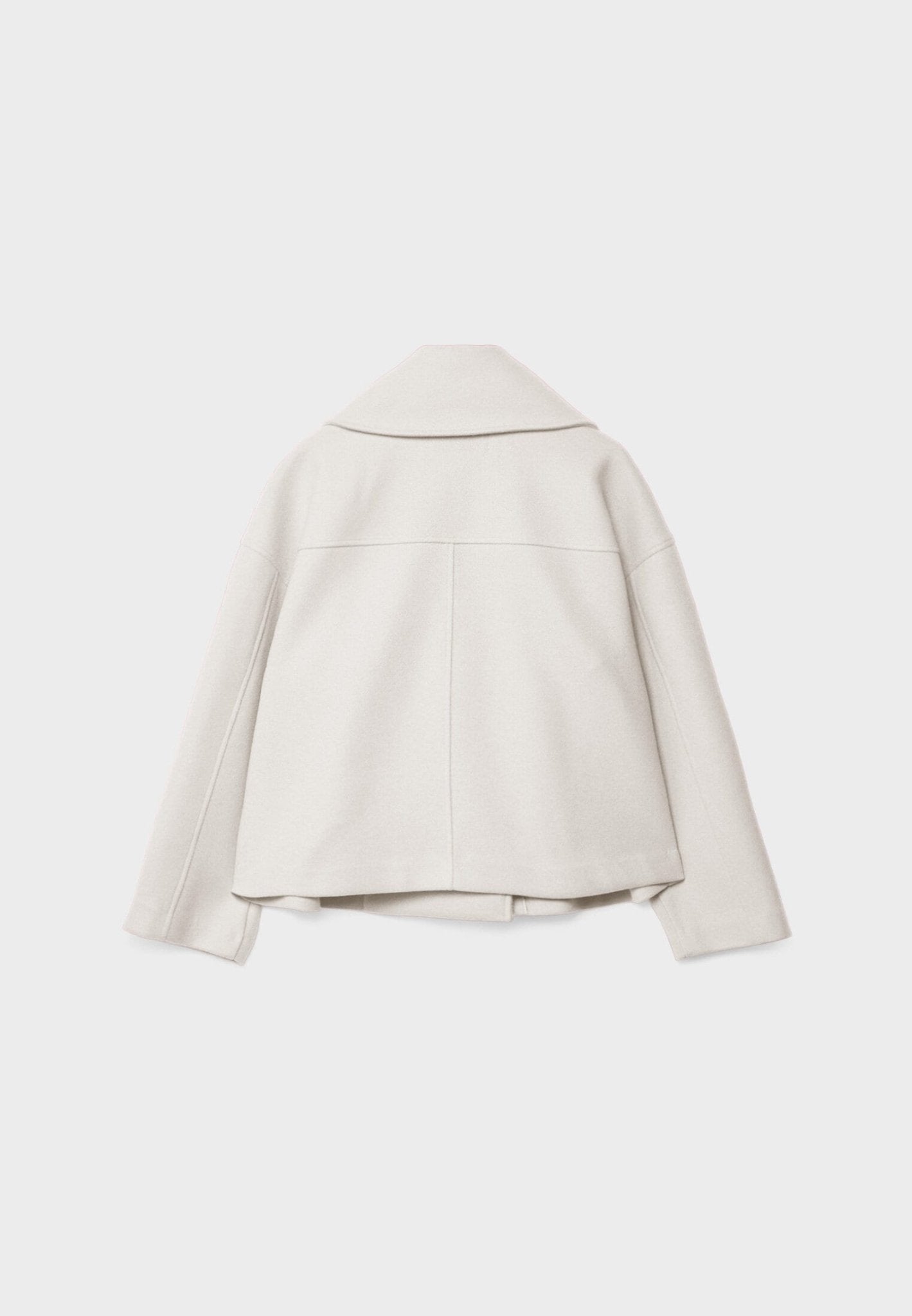 Veste mi-saison pour femme | Veste courte à double boutonnage et col