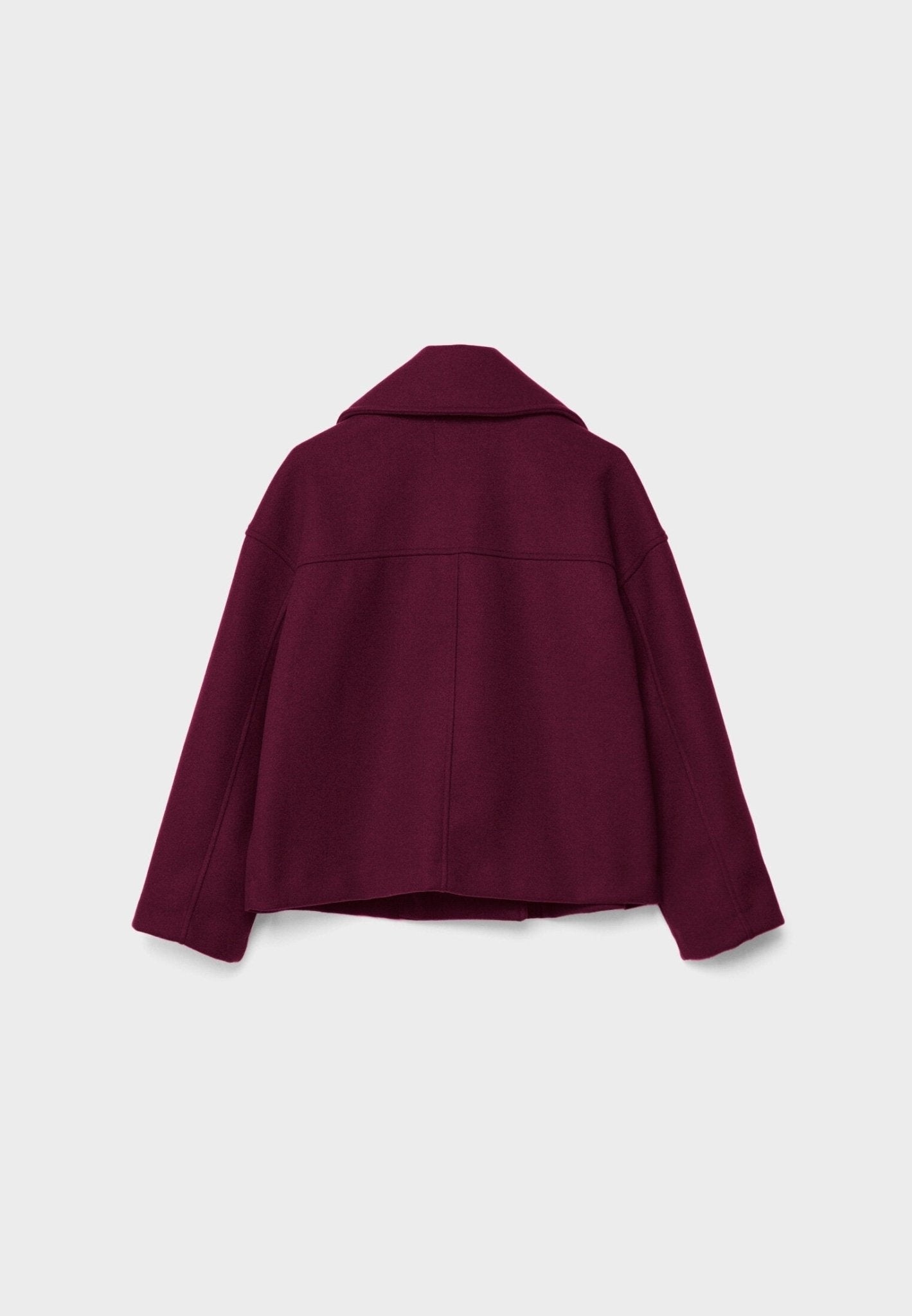 Veste mi-saison pour femme | Veste courte à double boutonnage et col