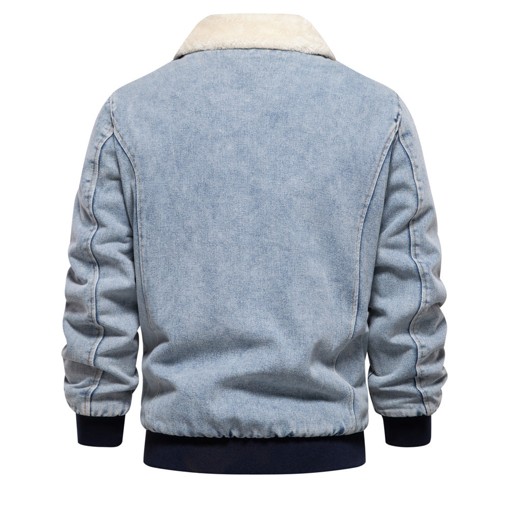 Karl | Jackson denim sherpa jakke