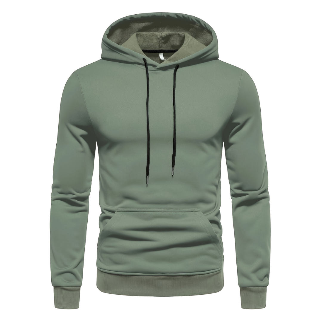 Herre Hoodie med Stretch – Komfortabel Casual Hættetrøje til Hverdag