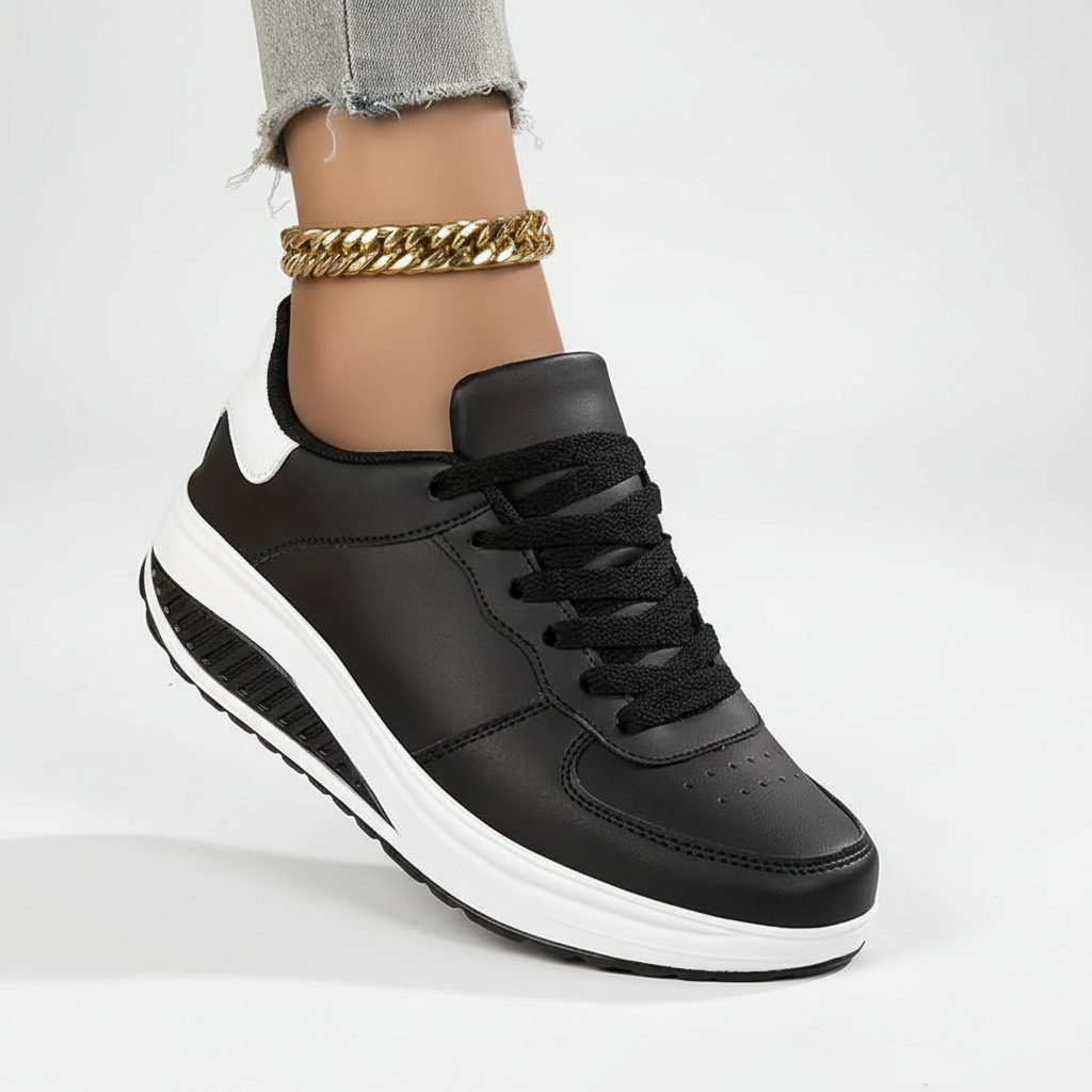 Dame sneakers | Komfortable sko med moderne sål og snørebånd