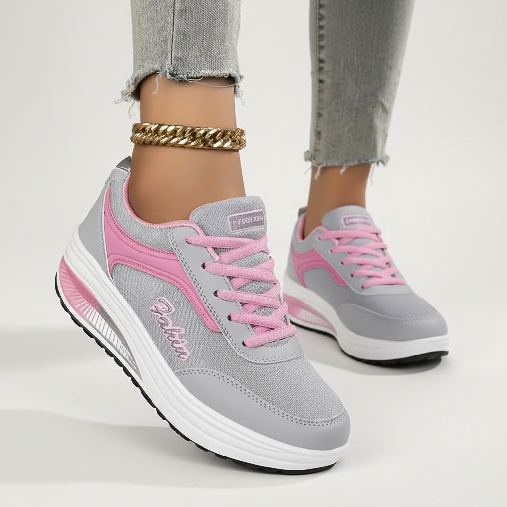 Dame sneakers | Komfortable sko med moderne sål og snørebånd