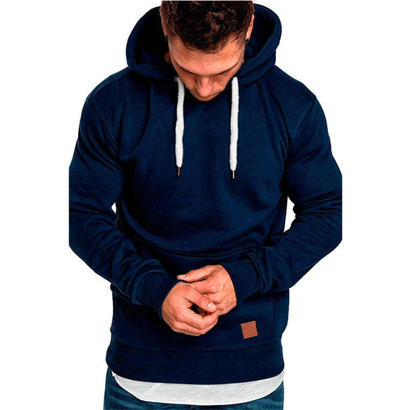 Herre hoodie | Casual sweatshirt i blød bomuld