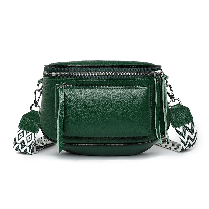 Elegant og rummelig skuldertaske til daglig brug i vintermånederne