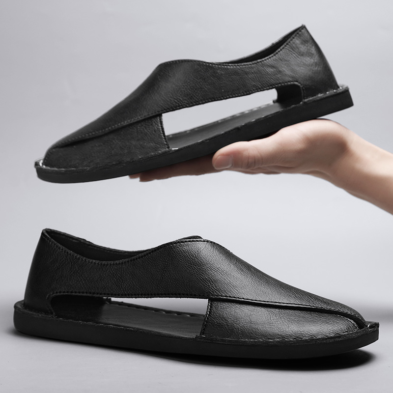 Sandales pour homme | Sandales confortables à enfiler, à talon ouvert