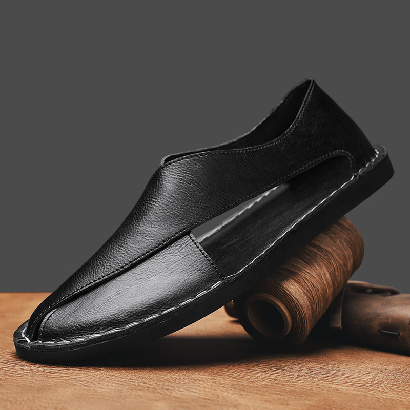 Sandales pour homme | Sandales confortables à enfiler, à talon ouvert