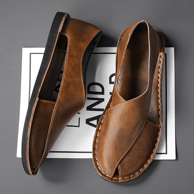 Sandales pour homme | Sandales confortables à enfiler, à talon ouvert