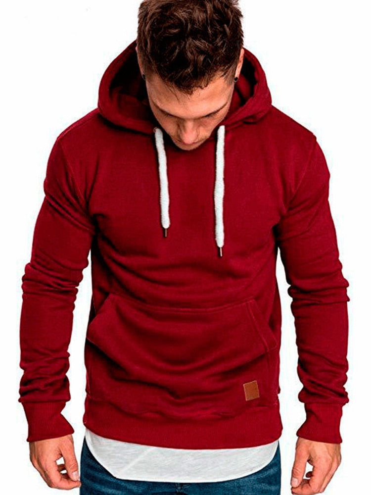 Herre hoodie | Casual sweatshirt i blød bomuld