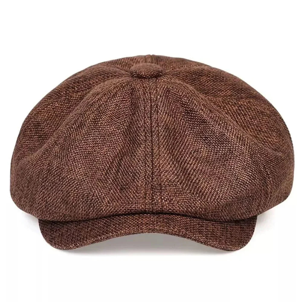 Casquette plate vintage Shelby | Casquette de livreur classique au style rétro