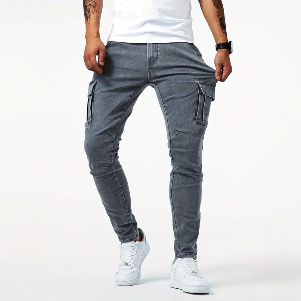 Moderne Cargo Bukser til Mænd – Slim Fit & Komfortable Hverdagsbukser