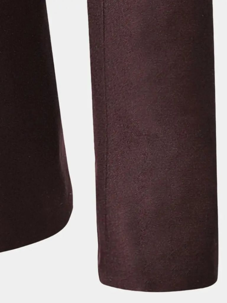 Elegant herrejakke med opretstående krave og slank pasform